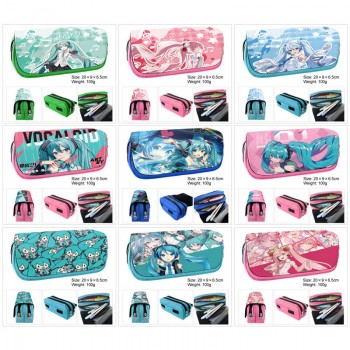 Hatsune Miku anime pen bag pencil case