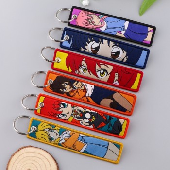 Ranma Woven Label Anime Lanyard Key chain Tag