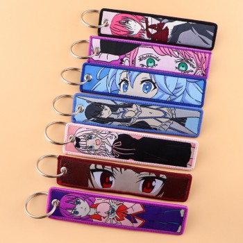 Kono Subarashii Sekai ni Shukufuku wo Woven Label Anime Lanyard Key chain Tag