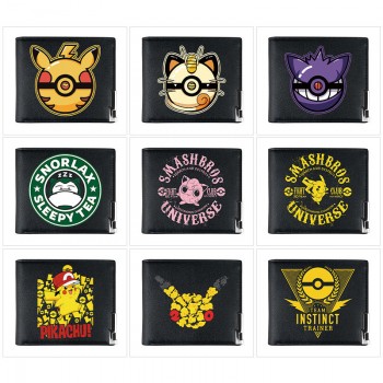 Pokemon anime black wallet