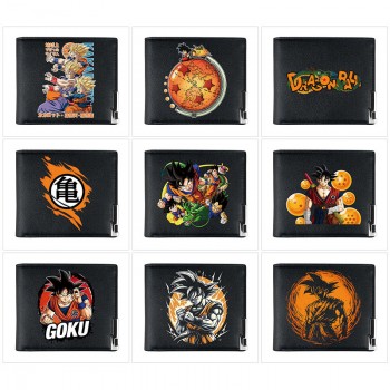 Dragon Ball anime black wallet