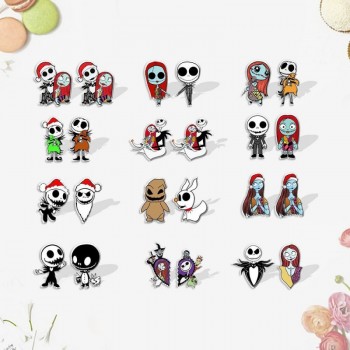 The Nightmare Before Christmas anime acrylic earrings a pair