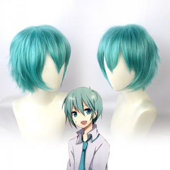 Male Hatsune Miku anime cosplay wig free size with hairnet