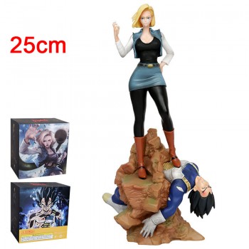 Dragon Ball Android 18 Vs Vegeta anime figure