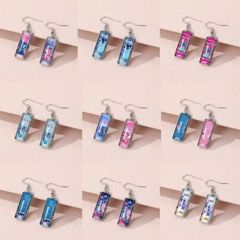 Stitch anime earrings jewelry