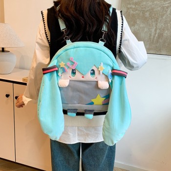 Hatsune Miku anime plush itabag backpack bag