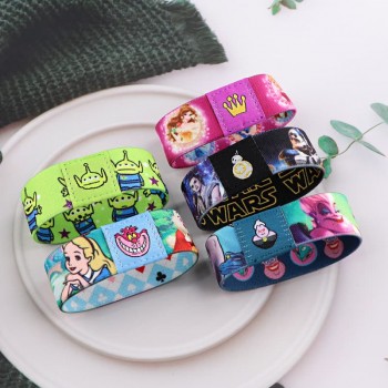 Snow White anime sports wristband stretch bracelets bangles