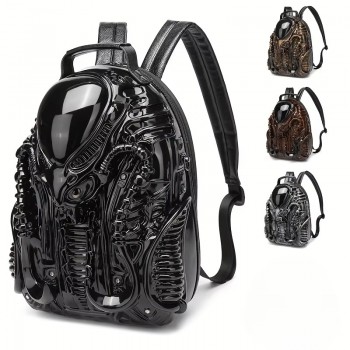 Predator Unique Alien Backpack Cyberpunk Bags