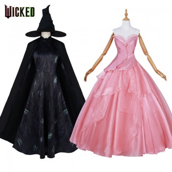 Wicked Glynda Elphaba cosplay dress cloth costume