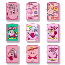 Kirby anime Single-sided Zippo Oil Lighter