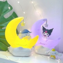 Sanrio Kuromi Cinnamonroll Moon LED Night Light