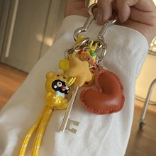 Cute Penguins anime key chain