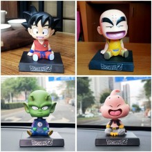 11CM Dragon Ball Son Goku Buu Anime Shake Head Figure