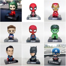 11CM Super Hero Iron Spider Super Man Batman Shake...