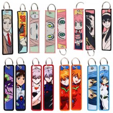 SPY x FAMILY Woven Label Anime Lanyard Key chain T...