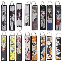 Haikyuu Woven Label Anime Lanyard Key chain Tag