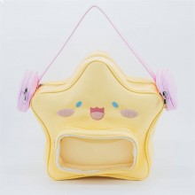 Yellow Star Transparent Shoulder Ita Bag