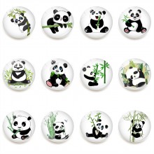 Panda fridge magnets refrigerator magnetic crystal...