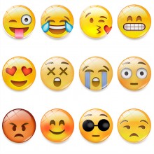 Emoji face fridge magnets refrigerator magnetic cr...