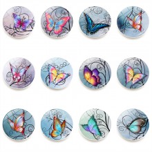 Colorful Butterfly fridge magnets refrigerator mag...