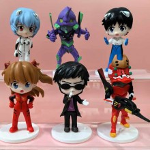 EVA anime figures set(6pcs a set)(OPP bag)