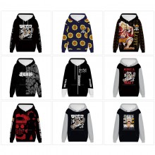 One Piece anime long sleeve thickened and cashmere...