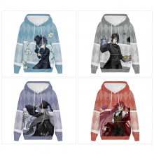 Kuroshitsuji Black Butler anime long sleeve thickened and cashmere hoodie sweater cloth