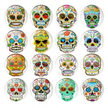 Skull fridge magnets refrigerator magnetic crystal...