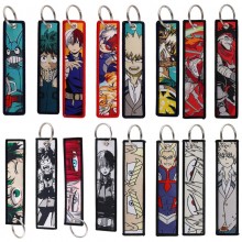 My Hero Academia Woven Label Anime Lanyard Key cha...