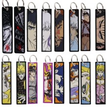 Berserk Woven Label Anime Lanyard Key chain Tag