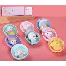 Sanrio Melody kitty Cinnamoroll Kuromi baby friends series figures(8pcs a set)