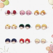 My Hero Academia anime acrylic earrings a pair