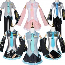 Hatsune Miku anime cosplay clothes full set (6 sty...