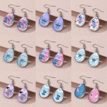 Stitch anime earrings jewelry