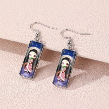 Demon Slayer anime earrings jewelry