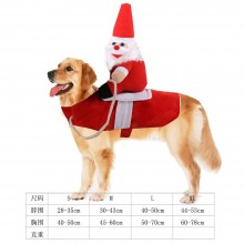 Christmas small medium-sized dog funny pet clothin...