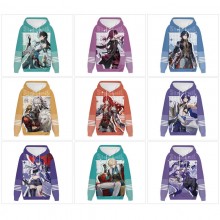 Honkai Star Rail game long sleeve hoodie sweater c...