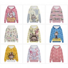 Labubu anime long sleeve hoodie sweater cloth