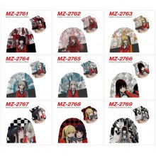 Kakegurui anime flannel hats hip hop caps