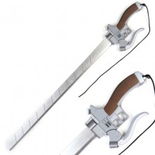 Attack on Titan anime cosplay weapon knife wooden swords 100cm