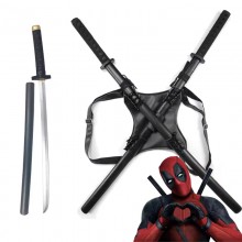 Deadpool cosplay weapon knife wooden swords 75/100cm