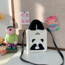 Panda Plush Mini Messenger Handbags Crossbody Shoulder Bag