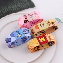 Pooh Bear anime sports wristband stretch bracelets bangles