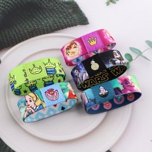 Snow White anime sports wristband stretch bracelets bangles