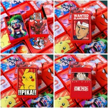 Spider man Joker One Piece anime Two-sided Zippo Oil Lighter