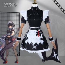 Zenless Zone Zero Ellen Joe Maid Cosplay Costume Wig Dress cloth