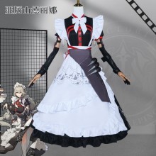 Zenless Zone Zero Alexandrina Sebastiane Maid Cosplay Costume Wig Dress cloth