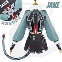 Zenless Zone Zero Jane Doe Cosplay Costume Wig Dress cloth set