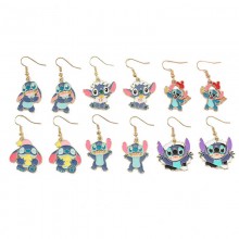 Stitch anime alloy earrings