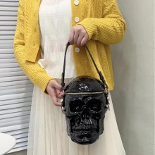 Halloween European and American Skull Funny Handbags